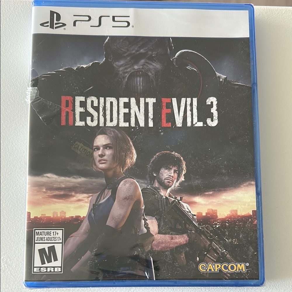 Resident Evil 3 for PS5 - - Blue Case